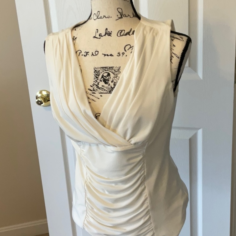 White House Black Market Sleeveless Blouse